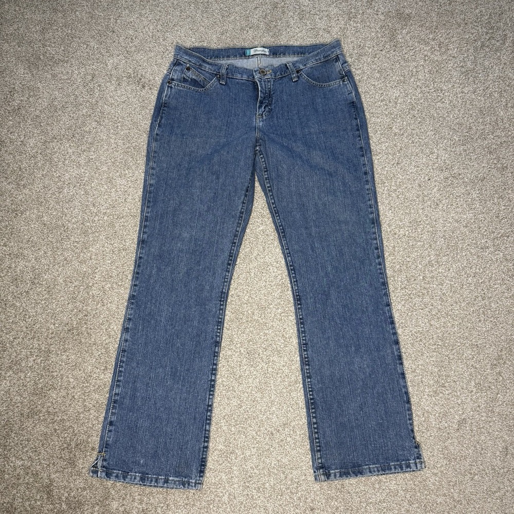 Wrangler Cash Cowgirl Cut Jeans Women's Size 9/10x30 Rodeo Slit Leg WRC10RR